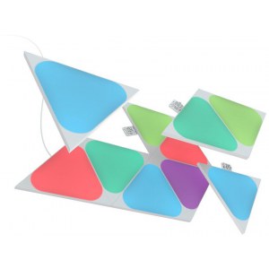 Nanoleaf | Shapes Triangles Mini Expansion Pack (10 panels) | 1 x 0.54 W | 16M+ colours | 2.4GHz WiFi b/g/n
